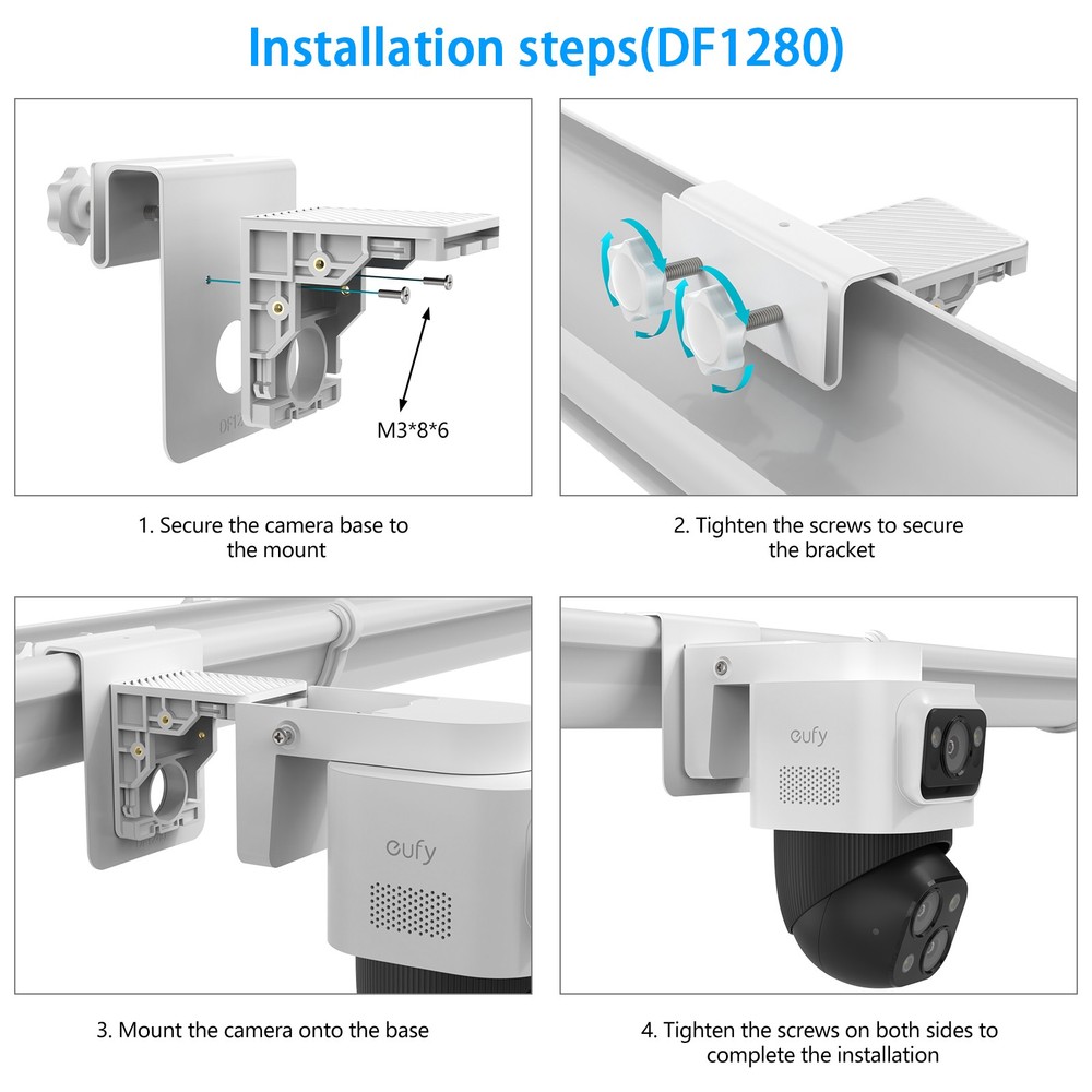Gutter Mount for eufy 4K NVR S4 Max,eufyCam S4 Security Camera