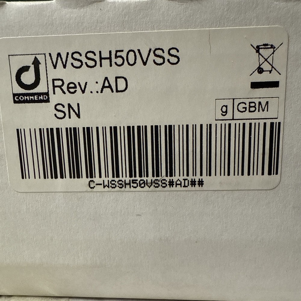 COMMEND WSSH50VSS REV AD SURFACE MOUNT KIT WSSH 50V