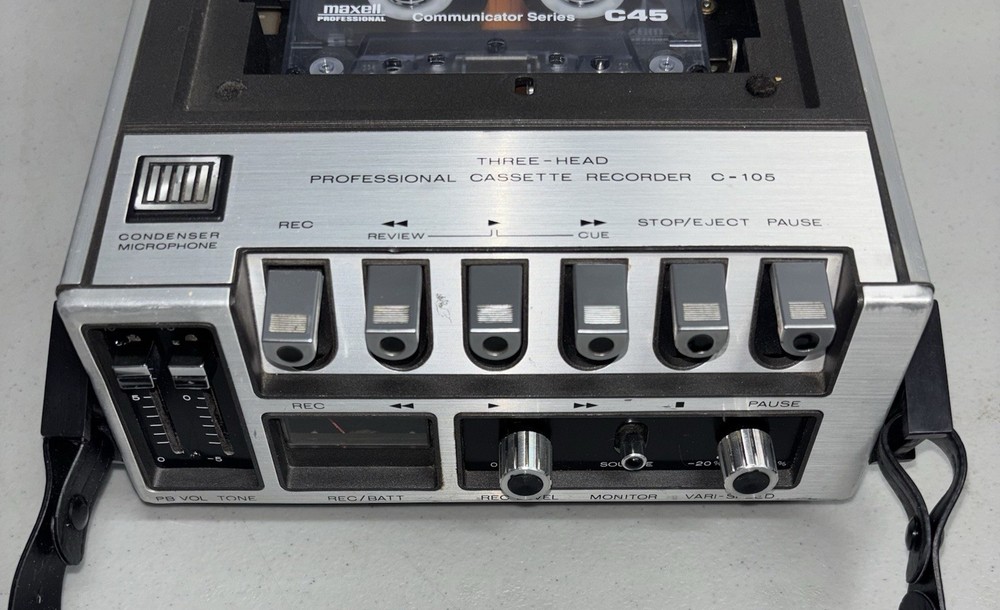 Superscope C-105 Vintage Cassette Deck Recorder Player