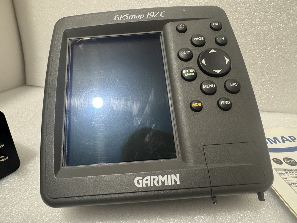 GARMIN GPSMAP 192C Color Chartplotter GPS Navigator , Tested WORKS!
