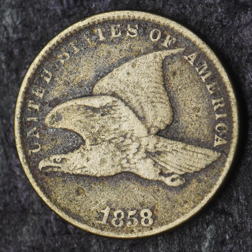 1858 "Small Letters" Flying Eagle Cent - COINGIANTS -