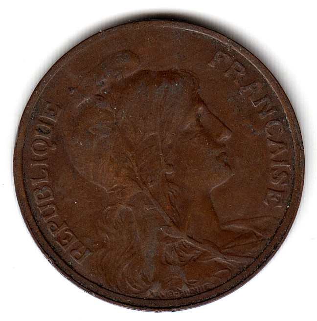 France 5 Centimes 1915