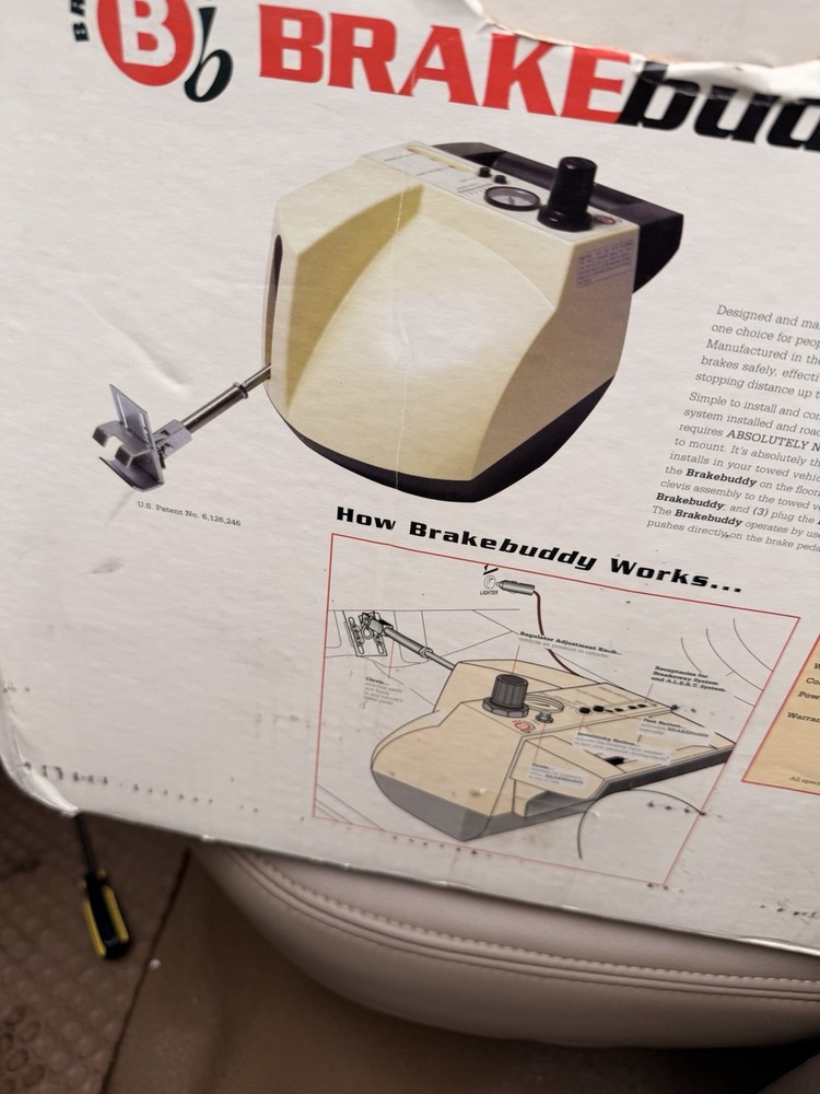 towed vehicle brake system