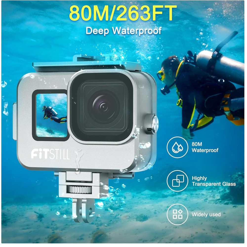 GoPro Hero 9-13 Black Protective Shell Dive Kit
