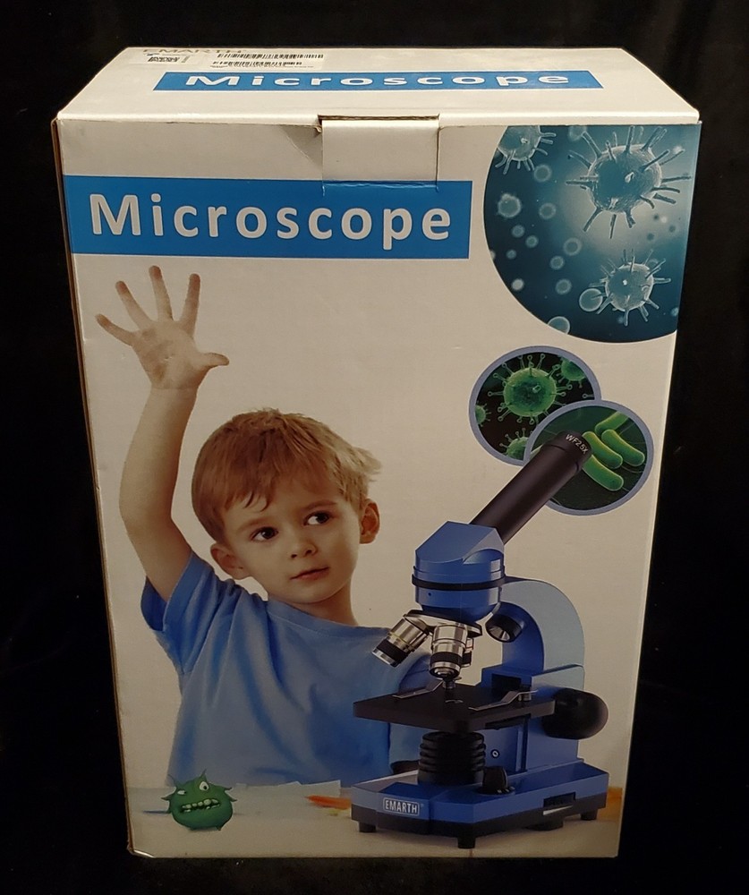 Microscope Kids Beginners Children Student, 40X- 1000X Compound Microscope NEW