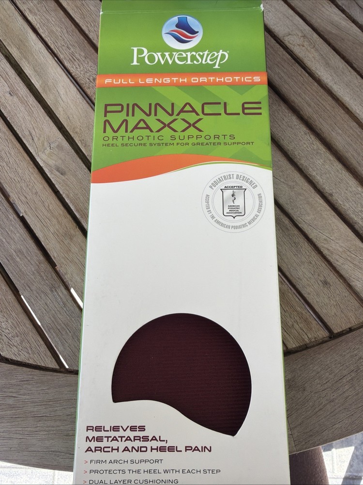 - PowerStep Pinnacle Plus Shoe Inserts, Mens 16+