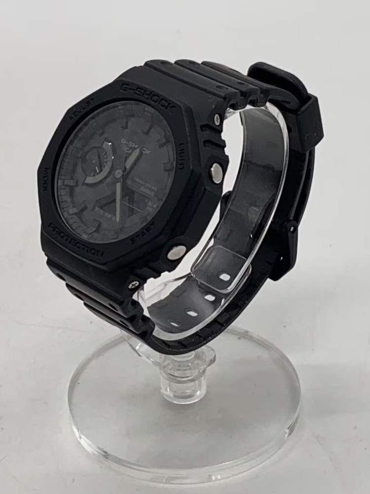 CASIO Solar Watch G SHOCK Digital Analog Rubber BLK BLK