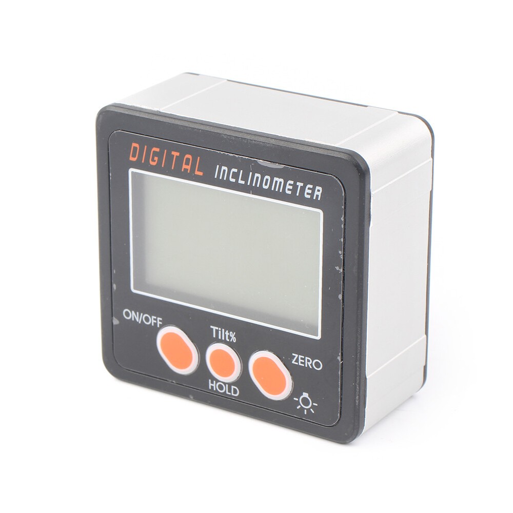4*90° Digital Inclinometer Angle Finder Measuring Level Box LCD Display Plastic