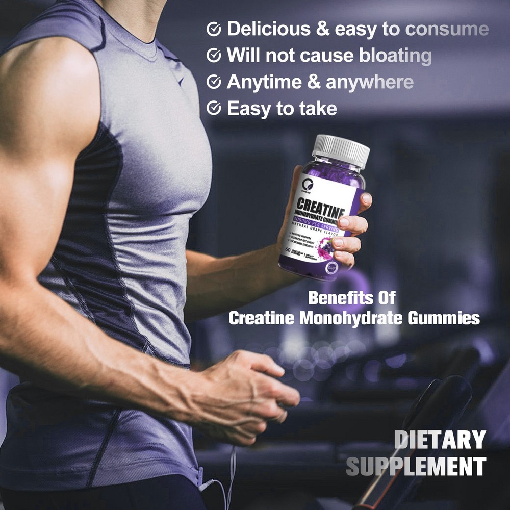 Creatine Monohydrate Supplement Creatine Monohydrate Gummies Workout Enhancer