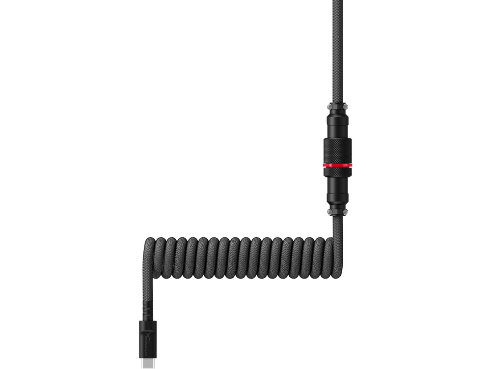 HyperX USB-C Coiled Cable Gray-Black