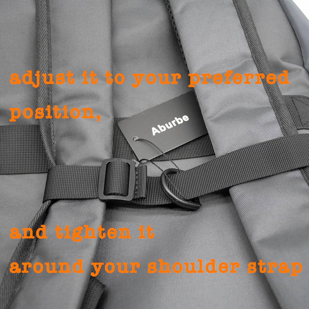 Backpack Chest Strap, Universal Add on Adjustable Sternum Strap, Chest Belt Repl