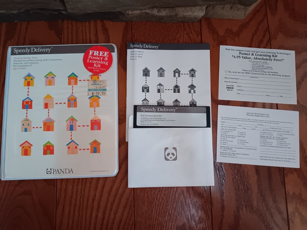 Commodore64 Speedy Delivery Thinking Strategy Series Panda Learbing Technologies