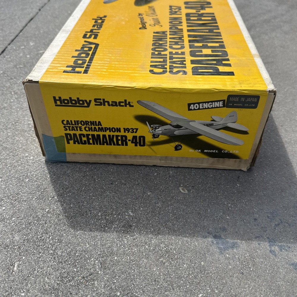 Hobby Shack By Irwin Ohlsson Pacemakek-40 Airplane Balsa Kit