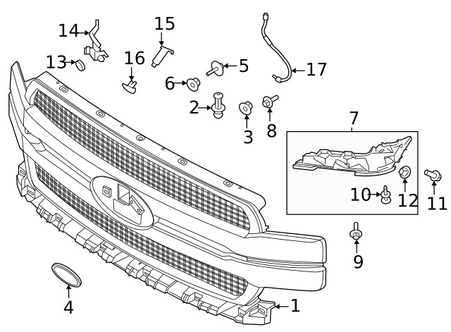 Genuine Ford Cap JL3Z17C526A