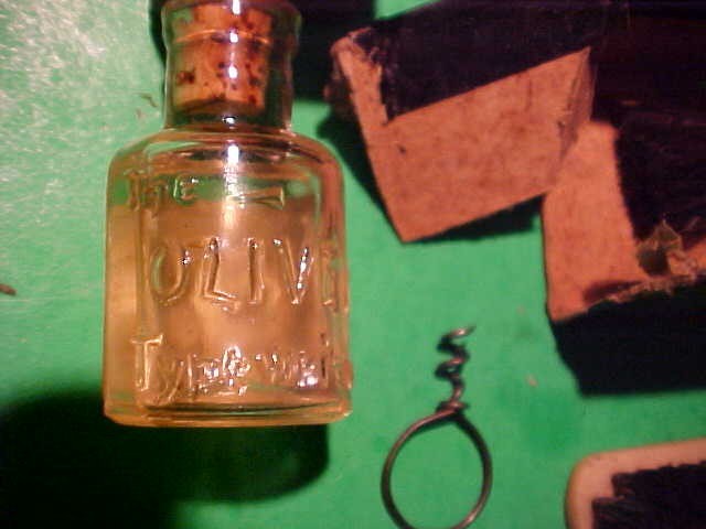Oliver Typewriter Cleaning Kit with Oil Bottle in Box
