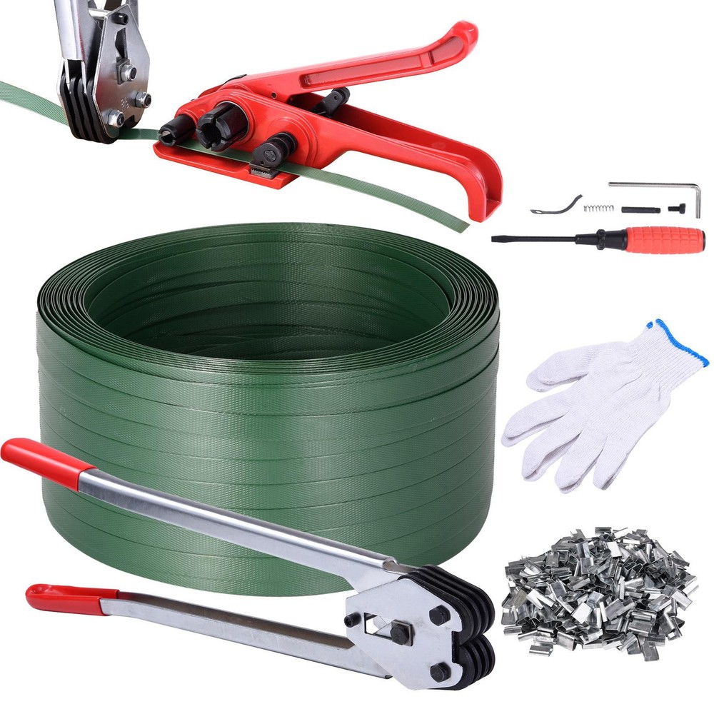 Banding Strapping Kit Multipurpose Packaging Tool Strapping Tensioner 2000ft