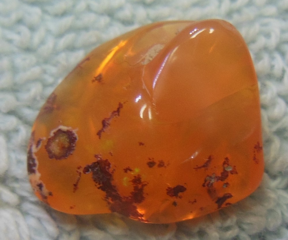 Mexican Fire Opal, 6.10ct Gemstone 17x13x6mm