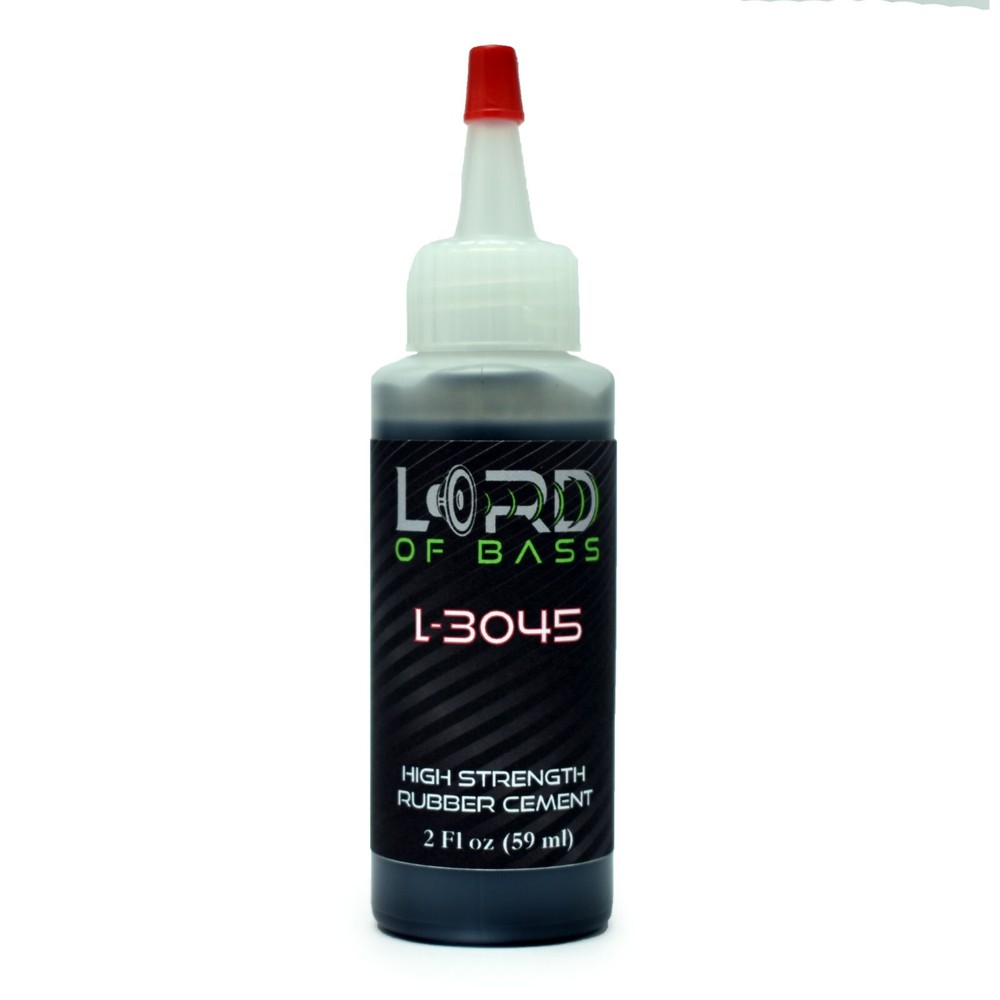 2oz Black Rubber Cement Speaker Glue