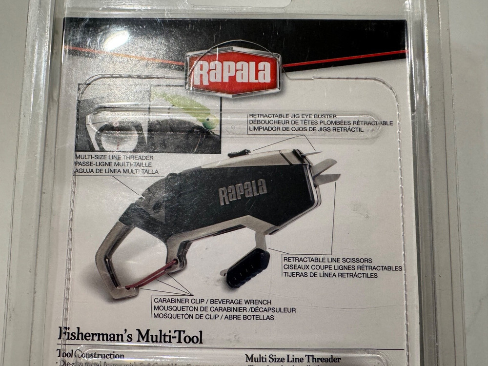 RAPALA FISHERMANS MULTI-TOOL NEW IN PACKAGE