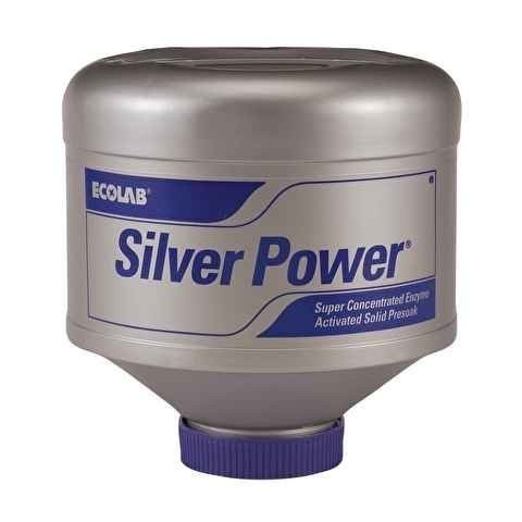 Ecolab Solid Silver Power Dish Detergent, 1 Count (Pack of 1)