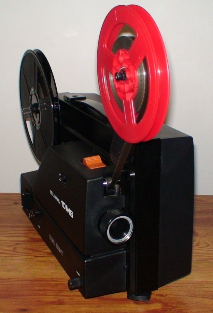 Bell & Howell 10MS Dual 8 Projector- w/ Box & Instruction Manual - Tested!