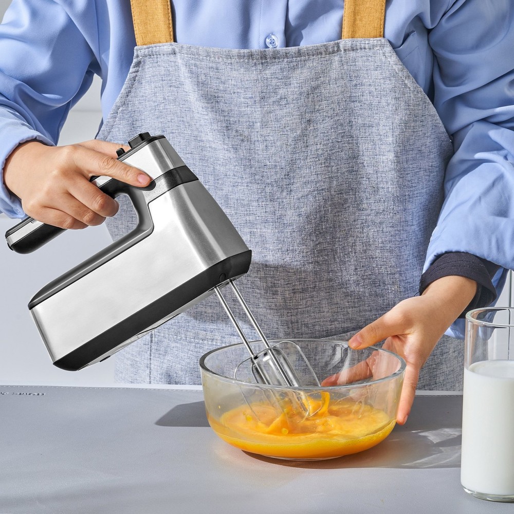 Cordless Electric Hand Mixer, 100W, Continuously Variable Electric Handheld Mixe