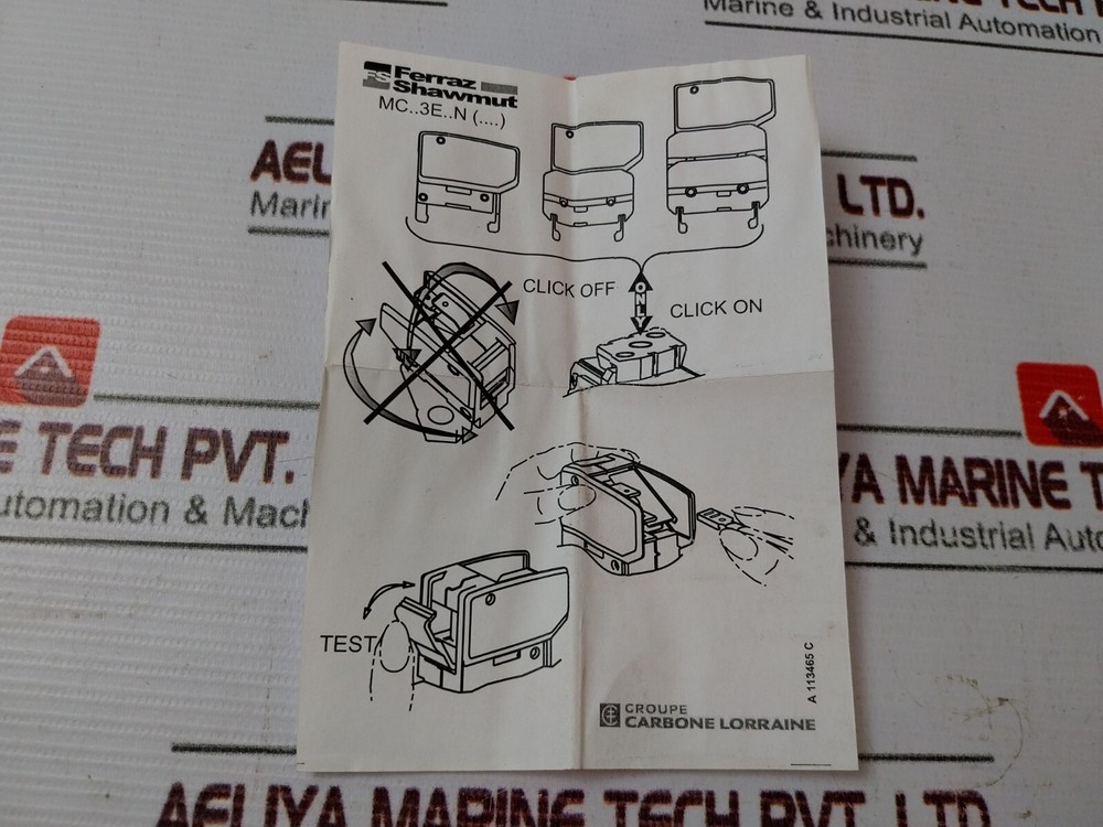 Ferraz Shawmut MC 3E 1-9 N BS Micro Switch F310022