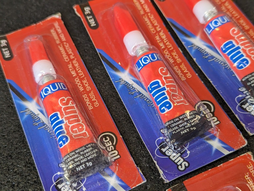 🔥 6-Pack🔥 ALECPEA Super Glue, Single-Use Tubes 3 Gram