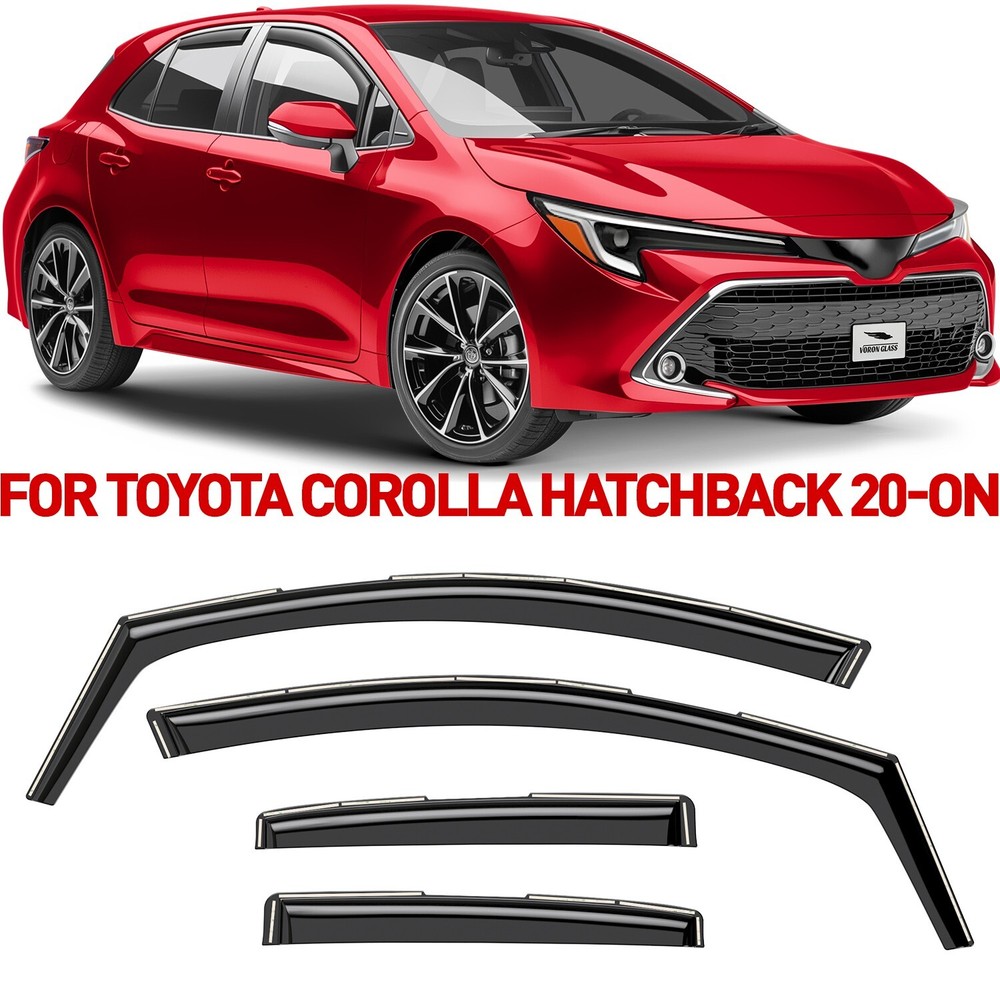 Rain Guards Vent Visors Shade for 2020-2026 Toyota Corolla Hatchback