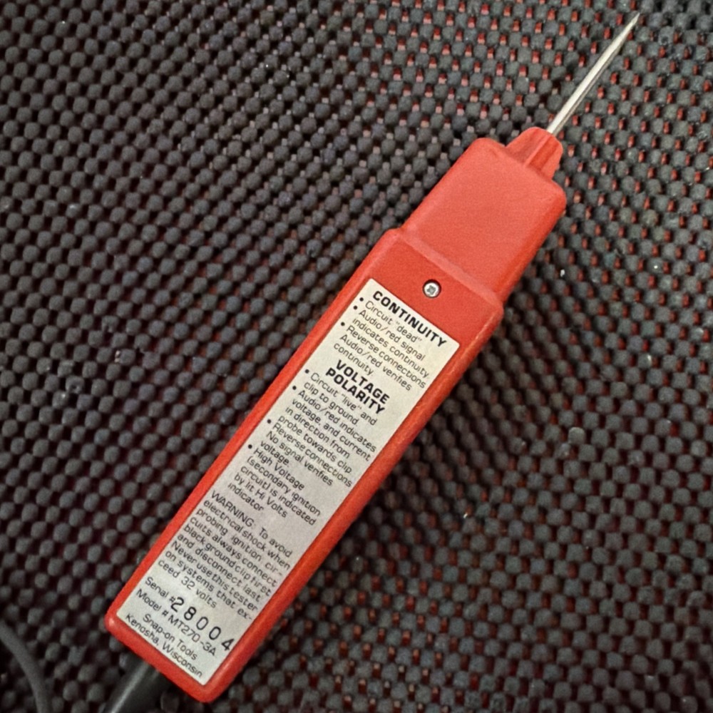 Snap On Tools Electrical Circuit Tester Kit Continuity Plus Tester MT270 READ!