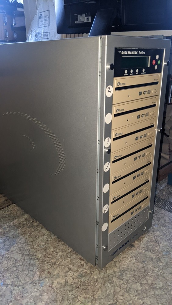 Discmakers Reflex 1-7 CD DVD Burner Duplicator 16x