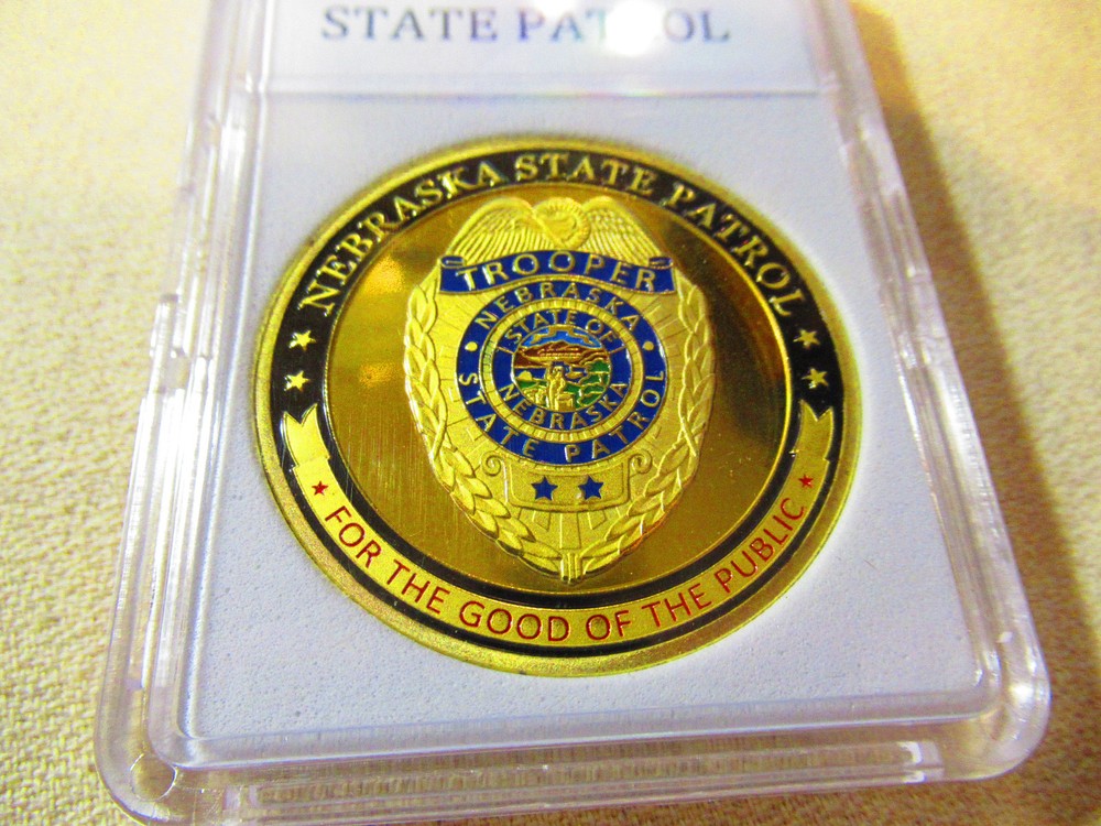 NEBRASKA STATE PATROL Challenge Coin