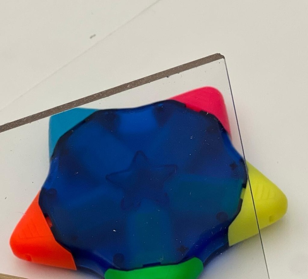 Acrylic Plexiglass Plastic Sheet - 3/16" Thick - Clear - 8" x 12"