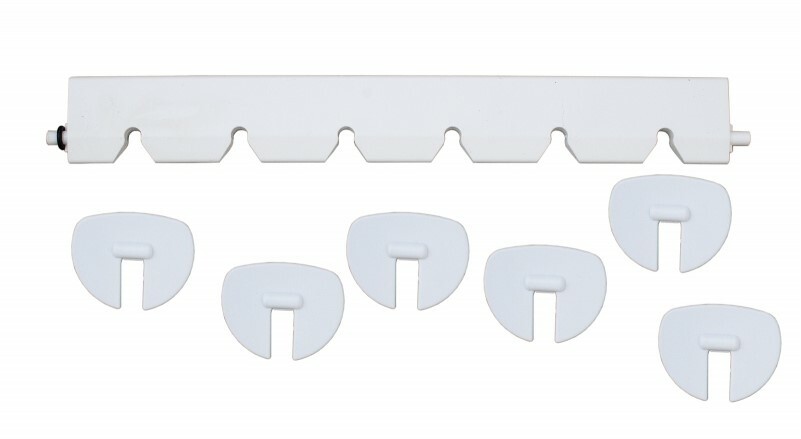 Coleman 9330A3091, AC Ceiling Vane Assembly And 6 Louvers, White