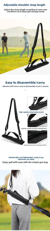Mini Golf Stand Bag Lightweight Driving Range Carrier Adjustable Strap