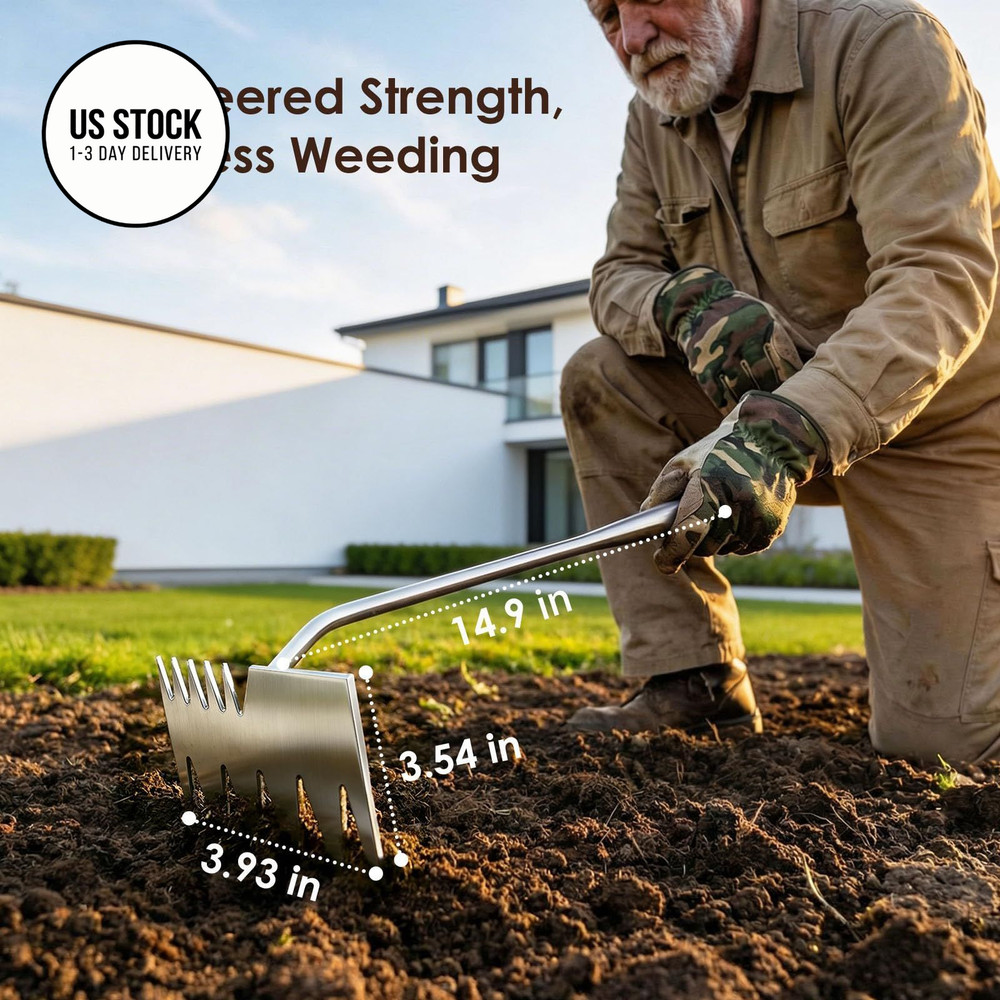 Weed Puller Tool, 2026 Upgraded Portable Manual Weeding Tools Sliver