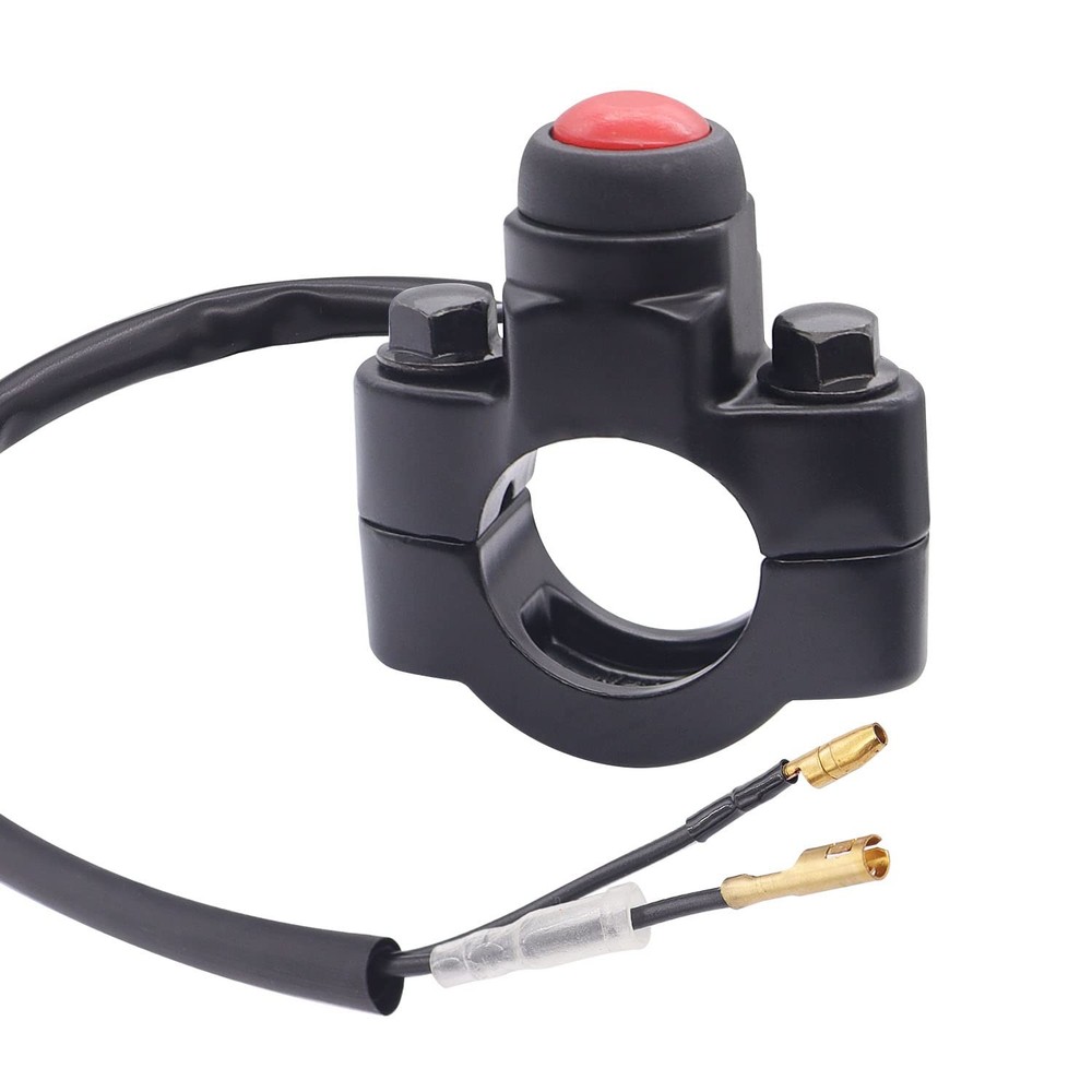 weideer 12V Motorcycle Engine Stop Start Kill Switch ON/Off CNC gray