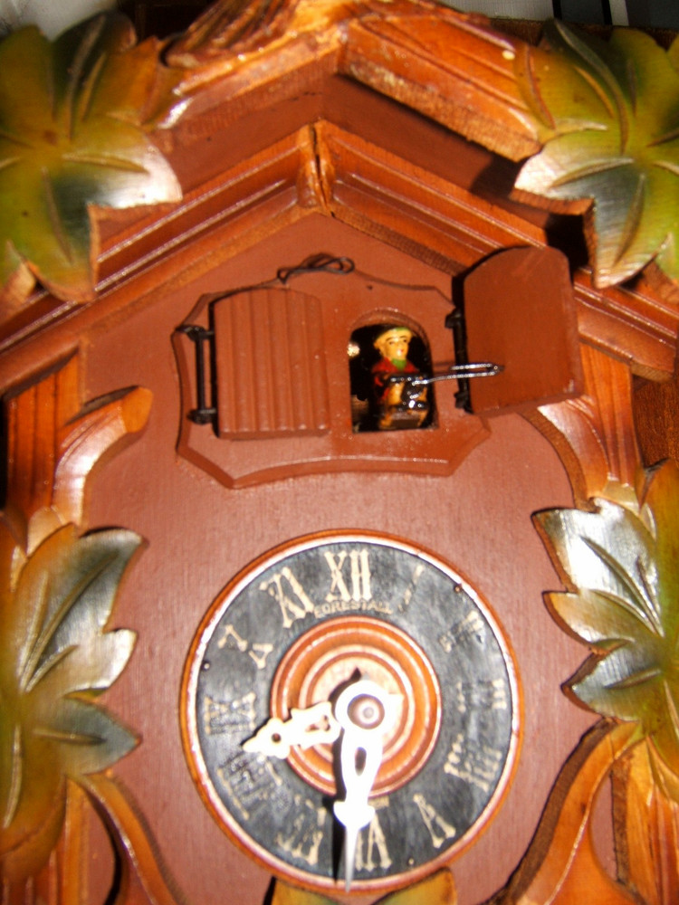 Falstaff musical antique black forest cuckoo clock