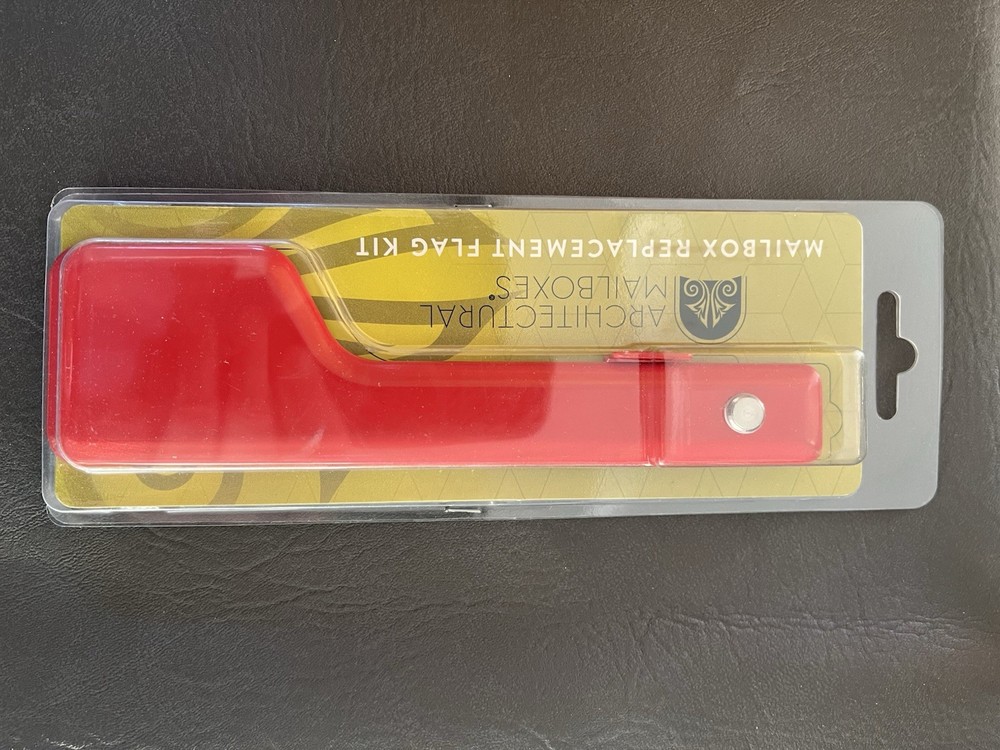 Architectural Mailboxes Replacement Durable Aluminum Mailbox Flag Kit Red