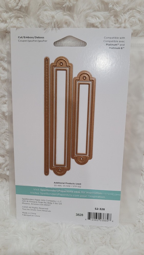 Spellbinders Sentiment Labels 5 Cutting Dies Set S2-328
