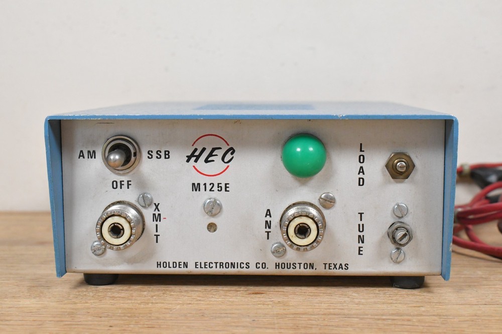 Vtg HEC Holden Electronics M125E/ML-250 6JU6 Linear Amplifier UNTESTED