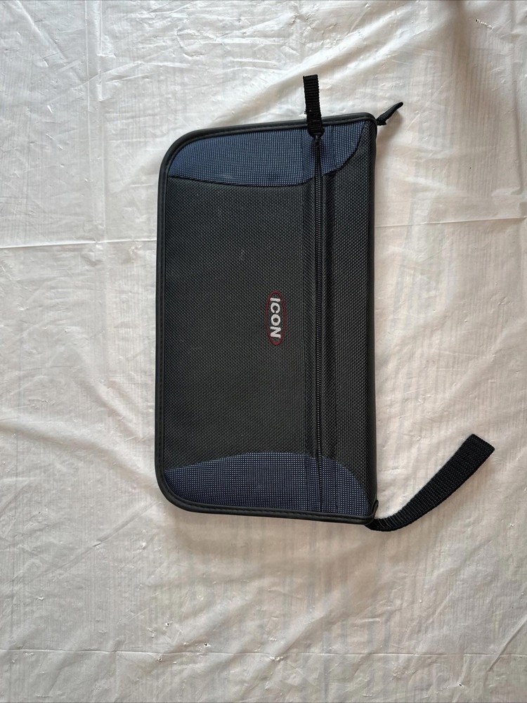 ICON Zippered CD Storage Wallet Case - Holds 64 Discs