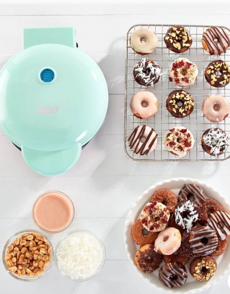 DASH Express MINI DONUT MAKER Non-Stick Donut Making Machine NEW