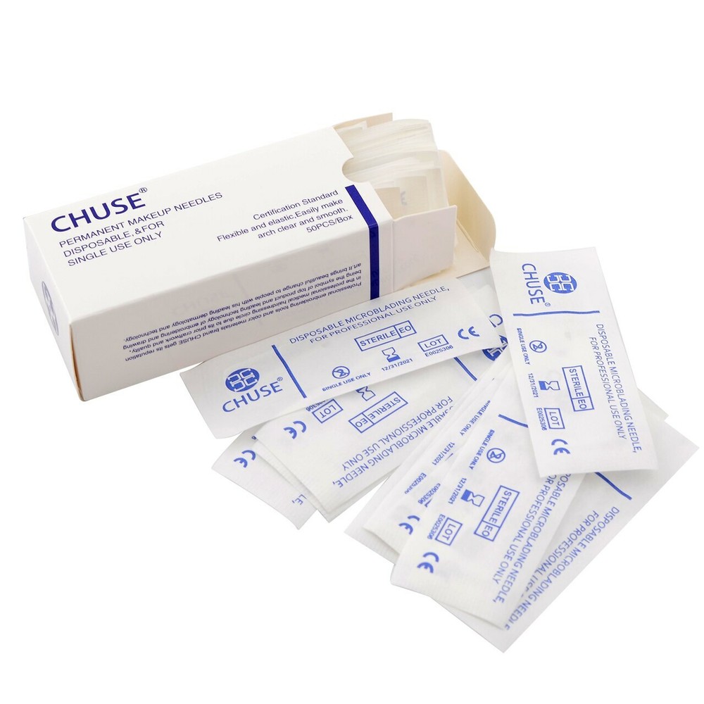 CHUSE Microblading Needles Permanent Makeup Eyebrow Tattoo Blade 0.18/0.2/0.25mm