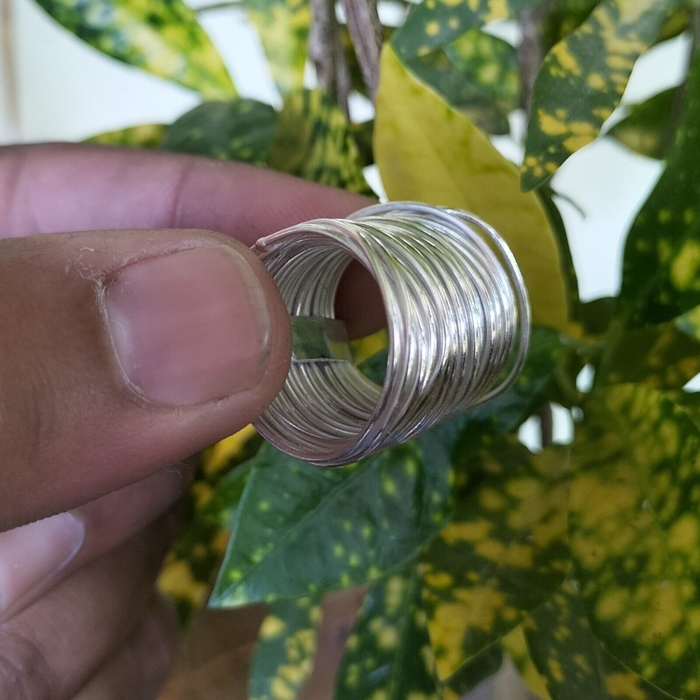 Solid 925 Sterling Silver Band & Statement Ring Handmade Ring All Size