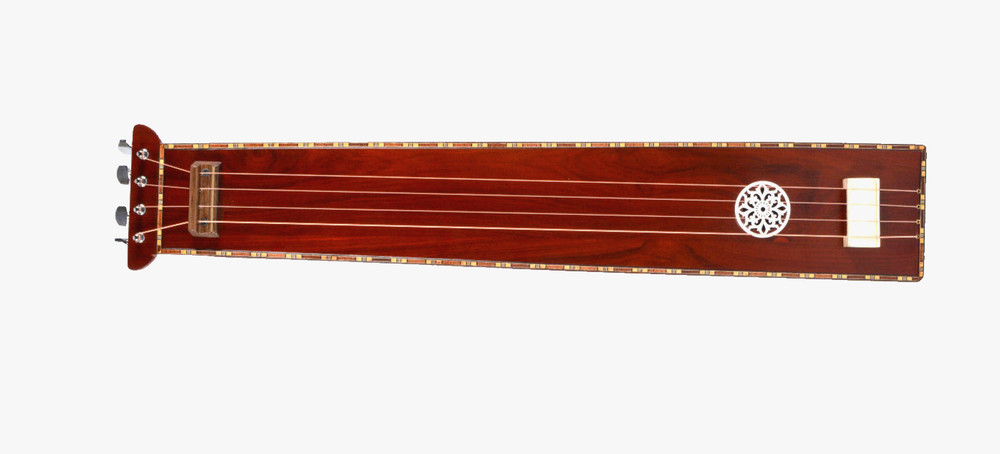 Musical 4 String Box Tanpura With Bag Professional String Instrument