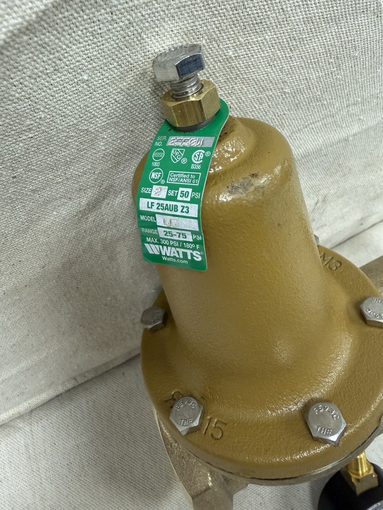 WATTS 2 LF25AUB-GG-Z3 2" Water Pressure Reducing Valve Copper Silicon Alloy