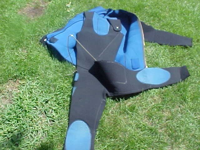 Dive Suit fresh water usage.