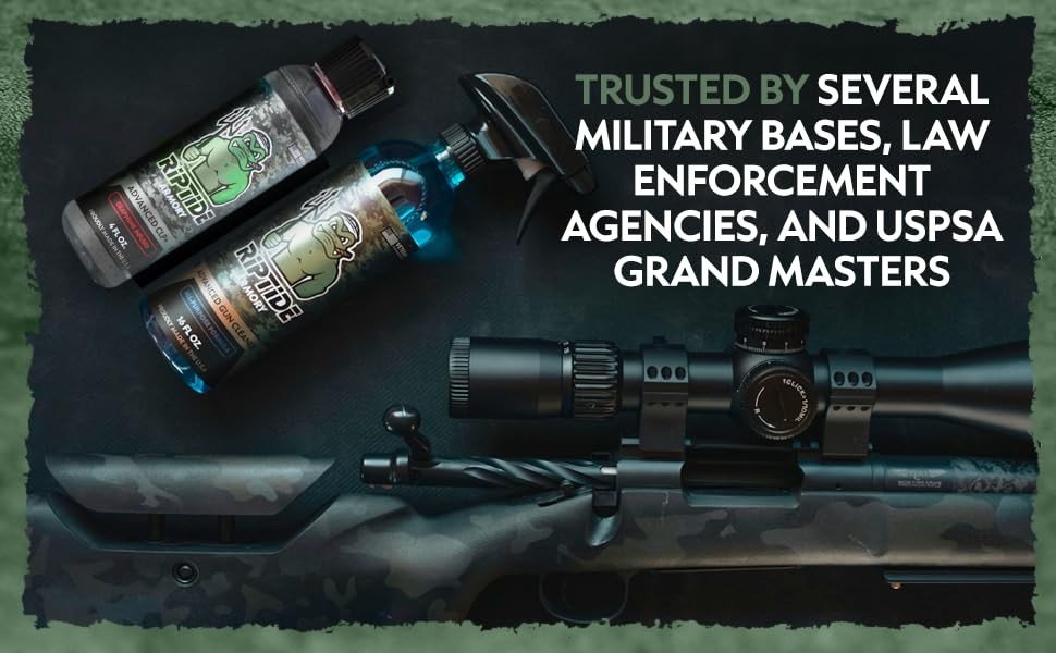 Riptide Armory Advanced Gun Cleaner & CLP+ Graphene 2 Step Kit - Towel Combo