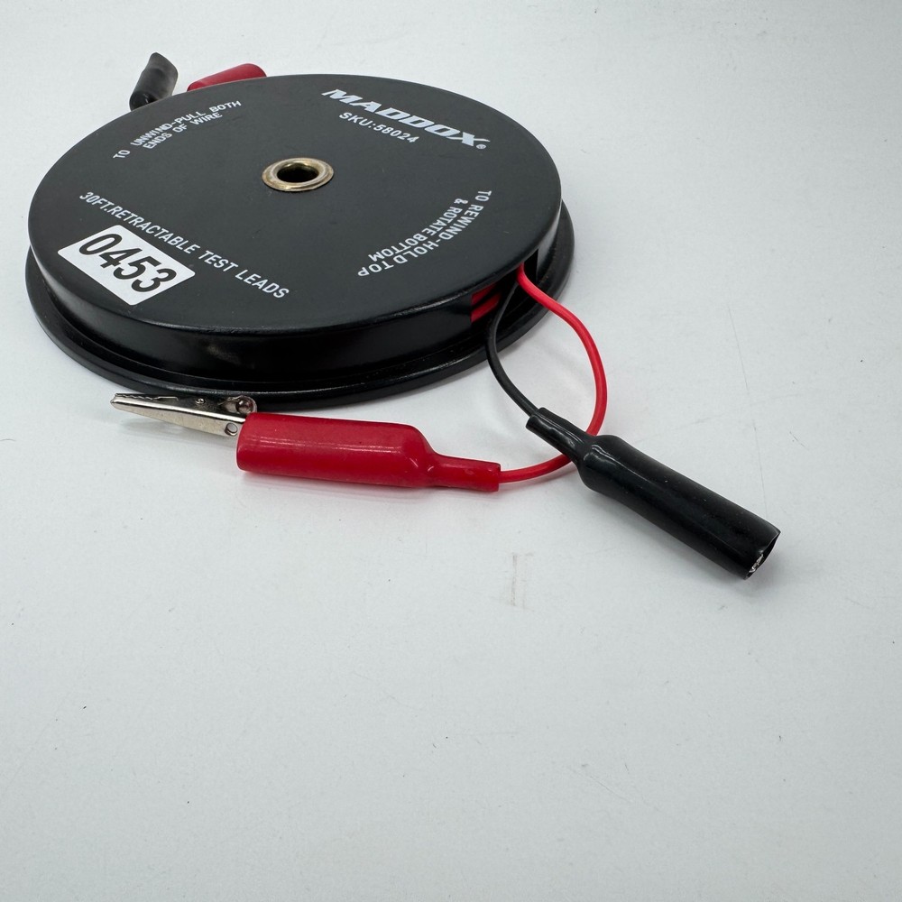 Maddox 30ft Retractable Test Leads: Testing Electrical Circuits! #58024